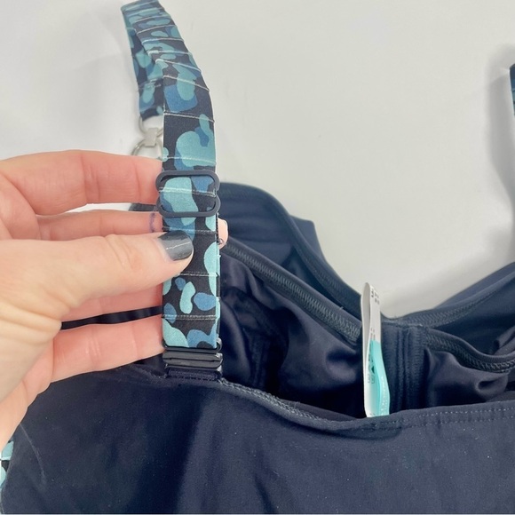 PRIMA DONNA Sherry Swimsuit Control Wire Cups Navy Blue Ruched Resortwear 2X - Picture 9 of 16